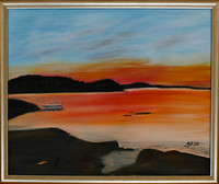 Solnedgang Tjøme skjærgård